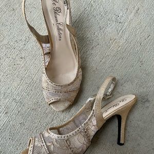 Rose Gold Formal Heels🌼
